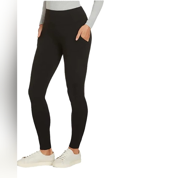 Max & Mia Pants - Max & Mia Ladies French Terry Side Pocket Legging